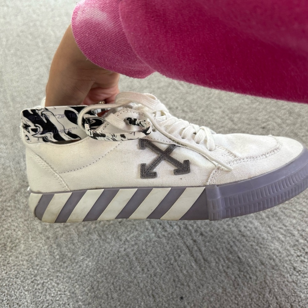 Off-White sneakers purple